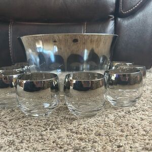 MCM Punch Bowl and Cups